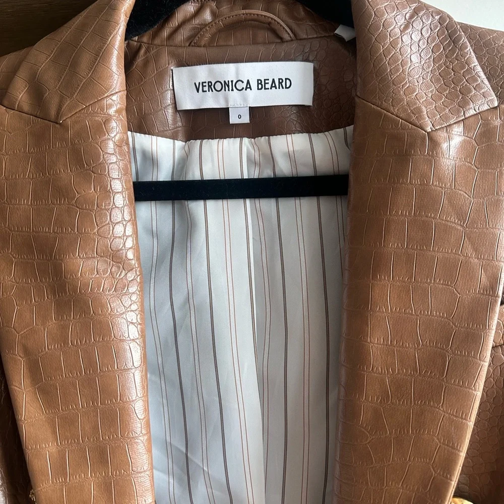 Veronica Beard Lawrence crocodile Dickey jacket size 0, Excellent condition - Picture 4 of 6